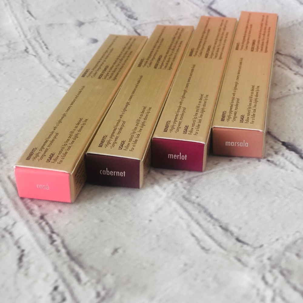 4 STILA STAY ALL DAY LIP LINER BUNDLE